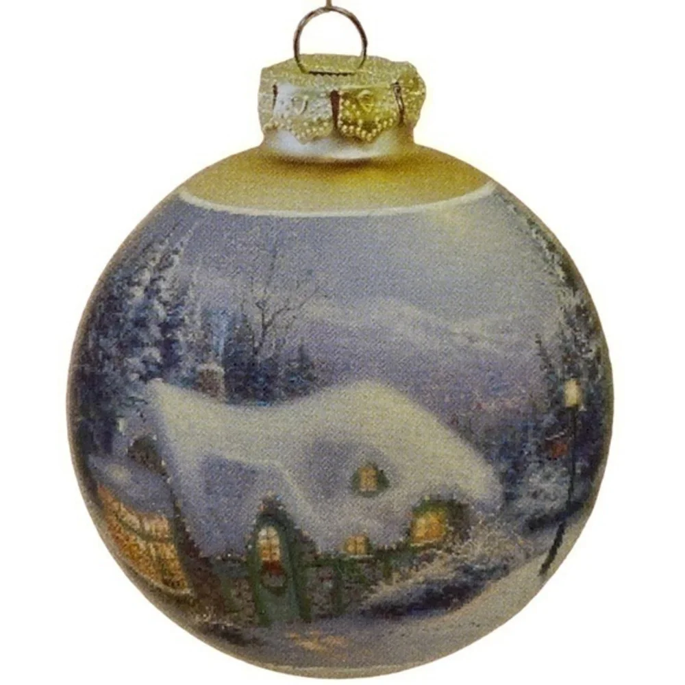 Vintage Thomas Kinkade Painter of Light Ornament For Sears 2011